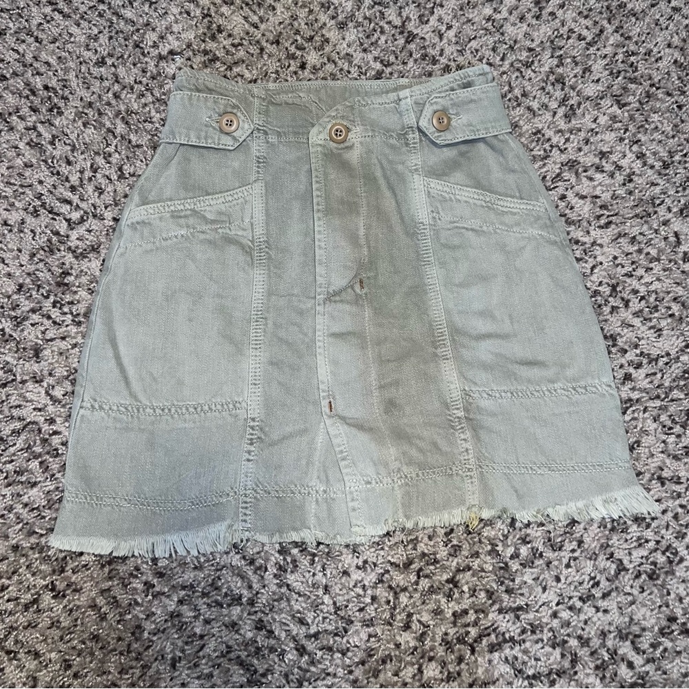 Free people olive skirt